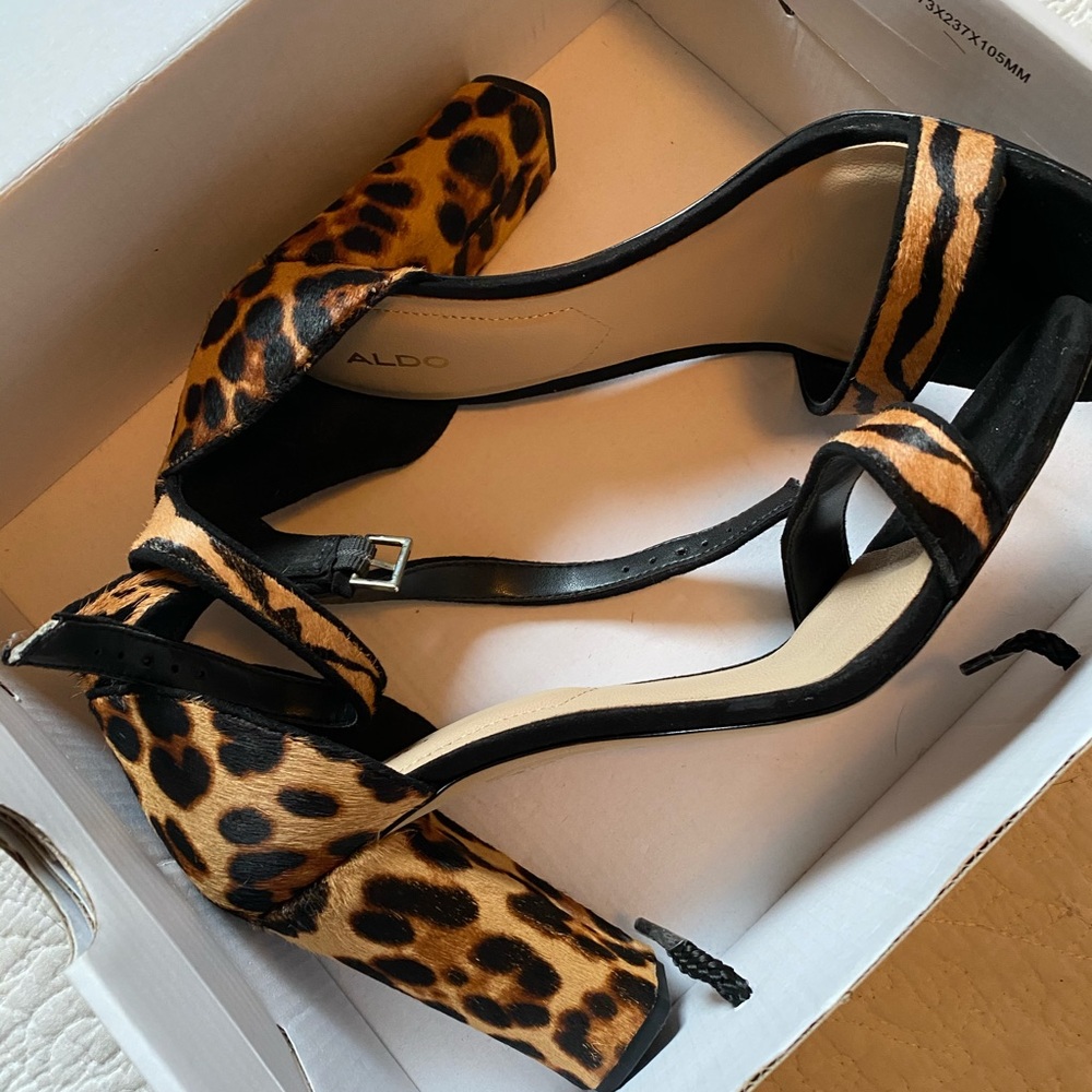 Aldo Ankle-Strap Jungle Heels